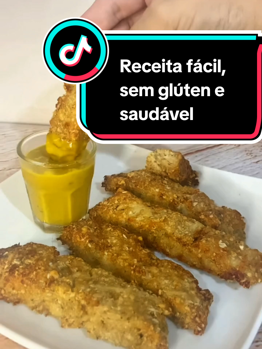 ✨ RECEITA: PALITINHOS DE FRANGO SEM GLÚTEN ✨ Crocante por fora, macio por dentro e cheio de proteína 💪 Essa ideia de petisco é prática, deliciosa e dá pra fazer com ingredientes que você encontra aqui na loja 🌿 Ja envia a receita pro seu amigo (a) para fazer pra você! #semgluten #receitafit #frango #petisco  #creatorsearchinsights 