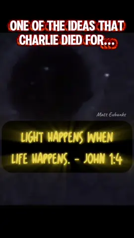 Charlie was murd*red for beliefs like this one. #charliekirk #assassination #prolife #jesusislord #purpose 