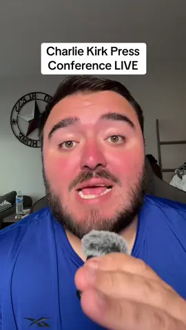 Charlie Kirk press conference live 