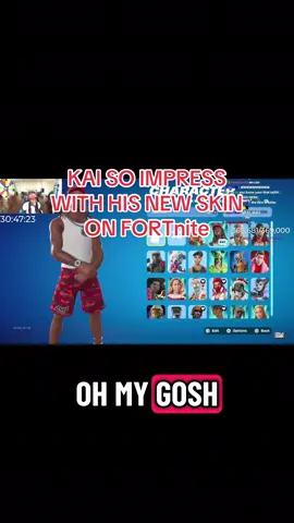 He is so impress tho #kaicenat #fortnite #amp#skin #foryoupage 