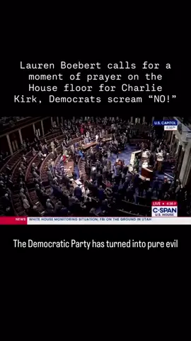 Satanic Democrat House Representatives Scream: ‘No Prayer for Charlie Kirk | #charliekirk 