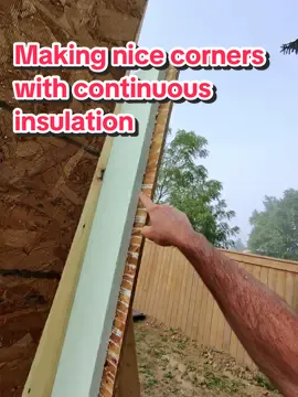 What do you guys think, is this a waste of time or what? So for some clarity I like to cut out the foam and buț the foam to foam and osb to osb for a nice corner that even siding should move. Anyone do it differently or do the same? #framer #framing #trick #tip