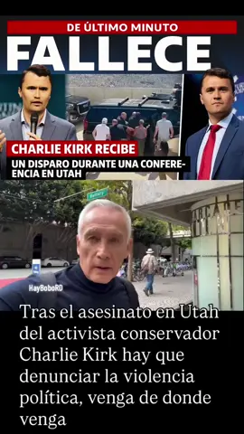 De Último Minuto 🚨 Charlie Kirk, reconocido activista conservador y aliado de Donald Trump, falleció tras recibir un disparo en la Universidad de Utah. El ataque, ejecutado desde un edificio cercano, generó caos y conmoción a nivel nacional. El FBI y la ATF investigan el caso, mientras líderes políticos de ambos partidos condenaron el hecho. #CharlieKirk #EEUU #Noticias #donaldtrump #univision 
