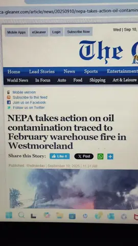 NEPA takes action on oil contamination traced to February warehouse fire in Westmoreland  #newsjamaica #jamaicantiktok #NEPA #warehousefire #justlisten 