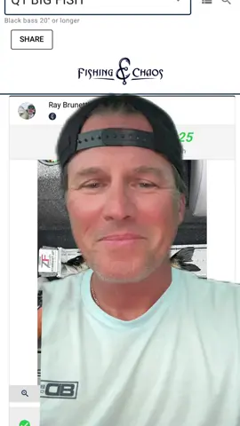 SMC Nationwide Tournament on Fishing Chaos - plenty of time left in Round 1…let’s go! 5 longest bass per region. Sign up on the fishing Chaos App. @Fishing Chaos  This tournament is presented by @Lew's Fishing 