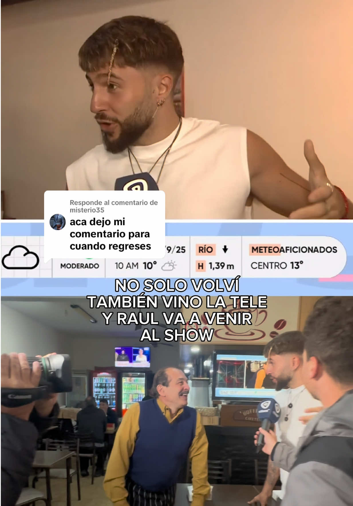 Respuesta a @misterio35 no volví solo aparte, también vino la tele jajajaj