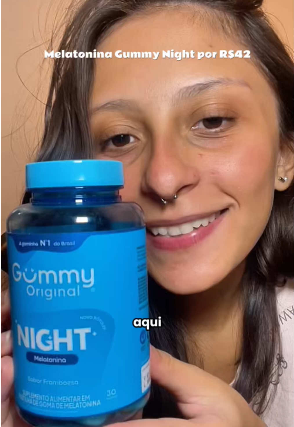 ✨ Finalmente minha Gummy Night chegou! Talvez eu já experimente hoje à noite 👀 @Gummy Original  E gente… o cheiro??? É simplesmente igual àquele pirulito de framboesa que deixa a língua azul e eu sou apaixonada! 💙  Só o cheiro já dá a sensação de que vai ser bom demais 🤤 E o melhor: ainda tá por apenas R$42 com frete grátis no TikTok Shop! 🚨 Corre antes que acabe porque esse preço não dura muito! 🛒 #GummyNight #tiktokshop #Melatonina #achadinhostiktok #promoção 