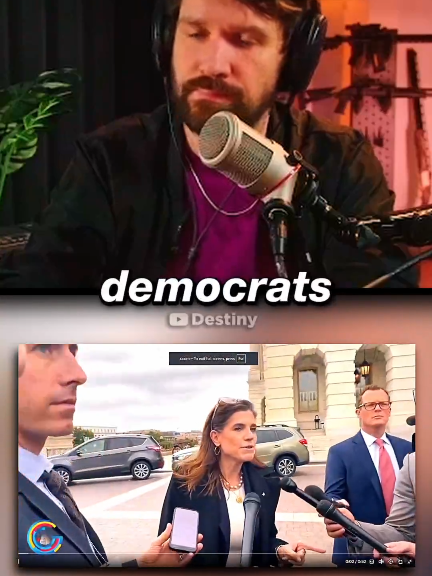 Nancy Mace CAUGHT in LIVE contradiction on Charlie Kirk | Destiny Commentary #destinydebates #destinydebatehighlights #destiny #democrats #conservative #maga #liberals #trump #drama
