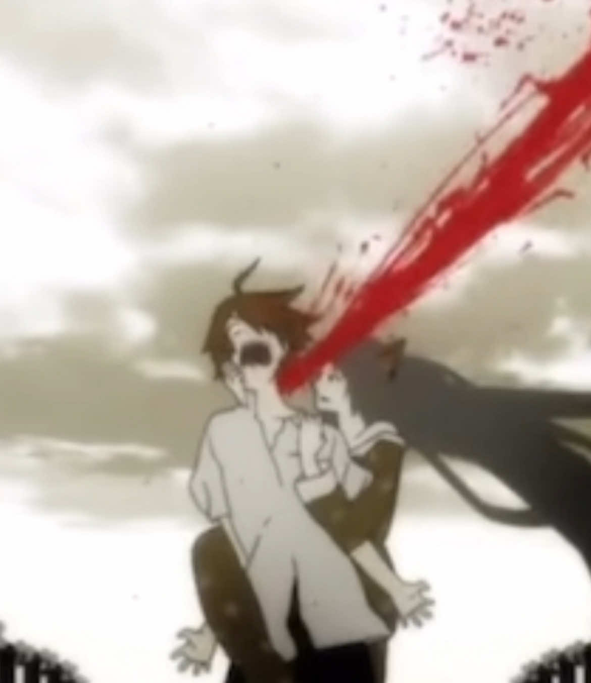 Bro died talking about gun violence, you reap what you sow I guess 😭 #anime #monogatari #araragi 