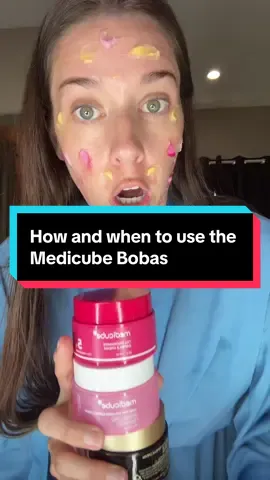 How and when to use these Medicube boba gels. #medicube #boba #skincare #tiktokshopcreatorpicks #koreanskincare 