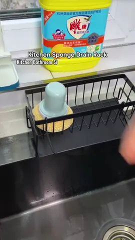 Kitchen Bathroom Sink Organizer Rack Soap Holder #spongedrainer #kitchenspongerack #soapholder #spongeholder 
