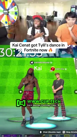 Clix couldn't even deny it 💯 #kaicenat #mafiathon3 #fortniteskin #fortnite @thetylilshow 