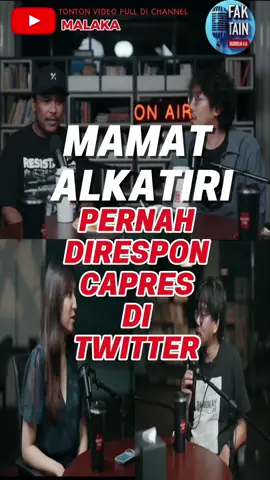 Direspon Capres Ditwitter #podcastindonesia #ferryirwandi #malaka #mamatalkatiri #clips 
