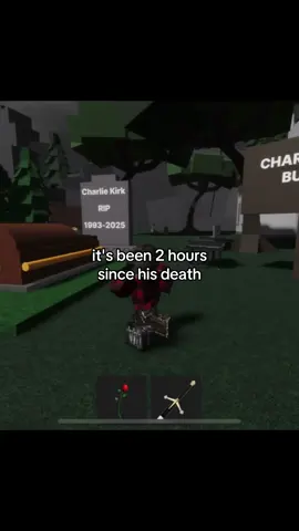 yall better touch some grass or post bout it #roblox #charliekirk #charliekirkdead #robloxfyp #fyp 