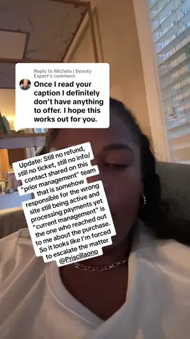 Replying to @Michela | Beauty Expert I hope it works out too, sometimes karma needs a little help though. So I will be consulting with legal counsel. This is not how you treat young people who look up to you and invest thousands into lessons from you. This is, in general, not how you do good service oriented business. @Priscillaono 