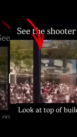 Charlie Kirk shooter seen running off roof top in this video #charliekirk #news 