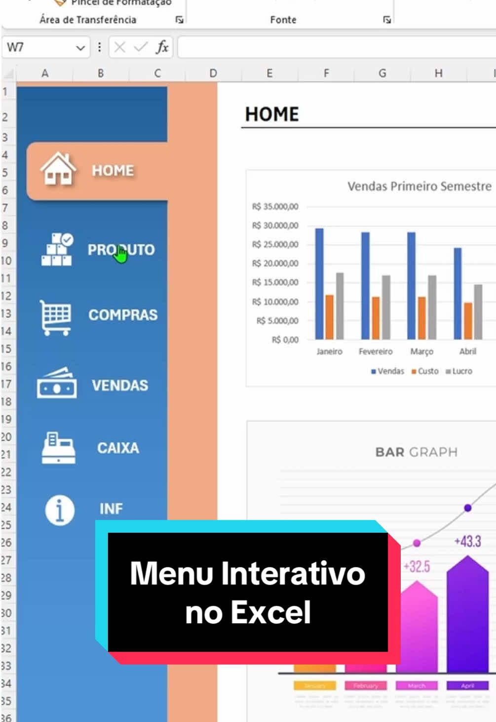 ✨ Aprenda a criar um MENU interativo no Excel! 🚀 Com apenas alguns cliques, você vai conseguir criar botões com links que levam direto para as guias da sua planilha. 📊🔗 Simples, prático e super útil para deixar seus arquivos muito mais organizados! ✅ 👉 Salve esse vídeo para não esquecer 👉 Compartilhe com quem usa Excel no dia a dia. #excel #spreadsheet #menu #tutorial #dicas 