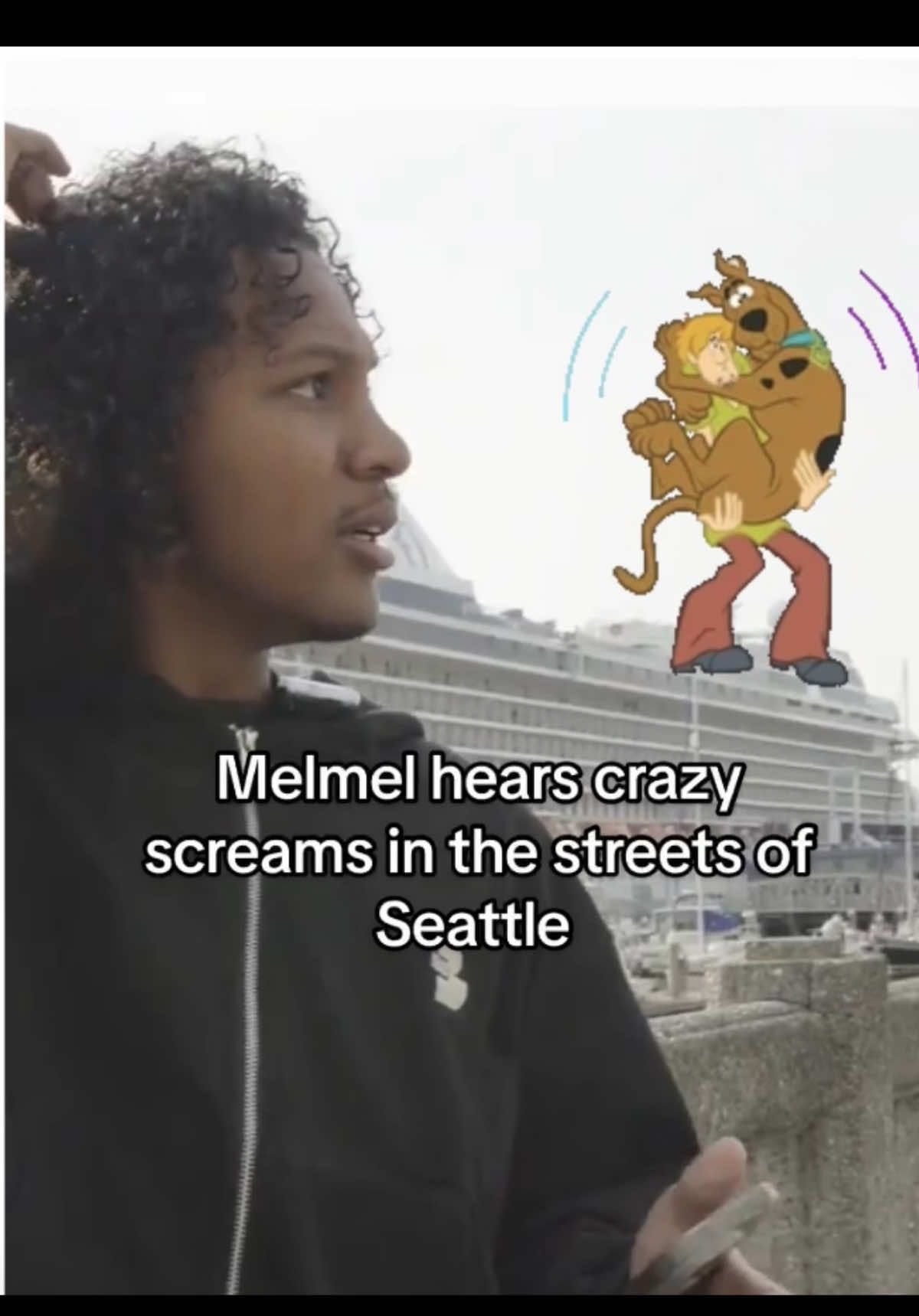 Melmel hears crazy screams in the streets of Seattle #amarefrost #melmel 