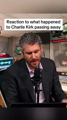 Streamer brought to tears after hearing what happened to #charliekirk #hasan #twitch 