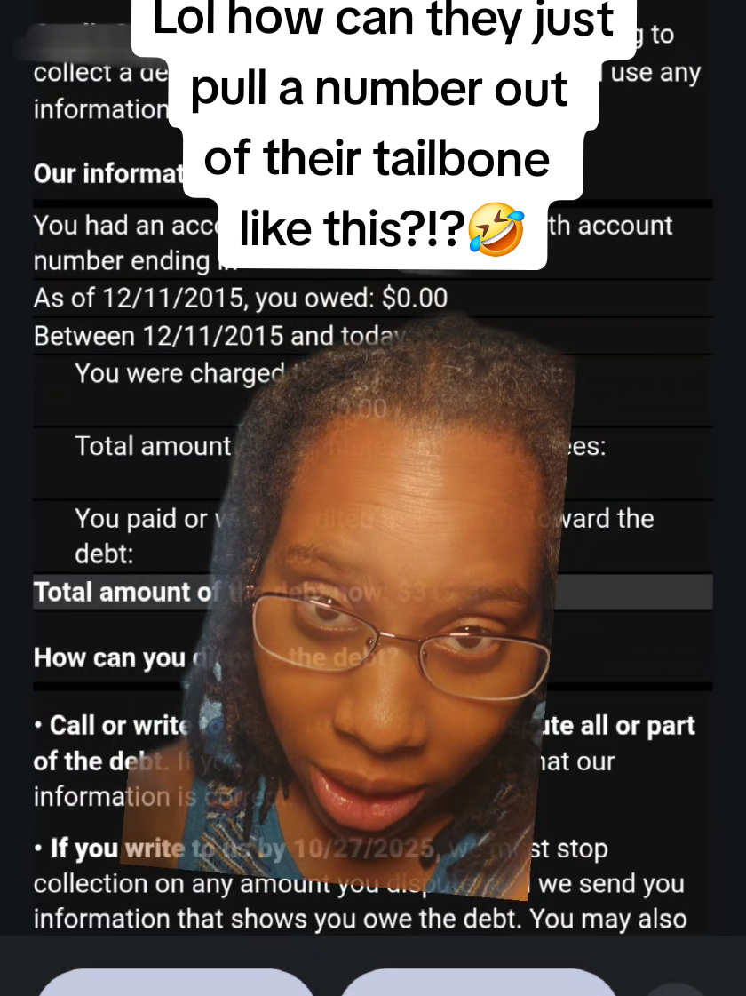 #greenscreen Lol HOW do you just pull a number smooth out of your tail bone like this 🤣🤣🤣 #debtcollection@EduPro Prep Academy-BBYB  #creditscore #creditrepair #debtpayoff 