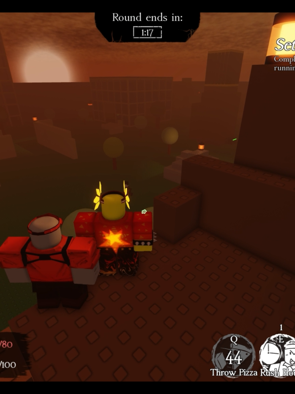 also have this silly interaction with a guest we had @𝔗𝔥𝔢𝔬𓃹 LOL #glorypizza #forsaken #roblox #pizzagame #forsakenroblox 