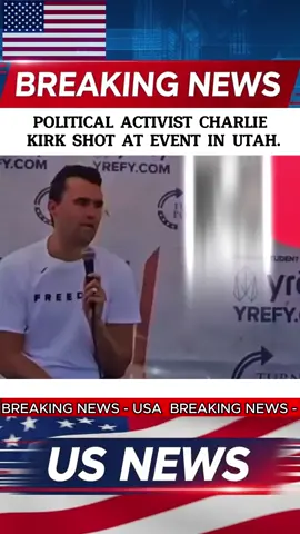 #breakingnews #charliekirk #usa #utah #crime 
