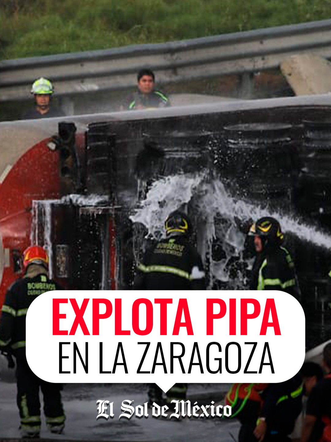 Una pipa de gas explotó sobre Calzada Ignacio Zaragoza, a la altura del puente de la Concordia, luego de que se volcara. Hasta el momento se reportan al menos 57 personas lesionadas; varias ya fueron trasladadas en ambulancia a hospitales cercanos, y otras más por medio de cóndores de la SSC. #cdmx #iztapalapa #mexico #explocion #mexico
