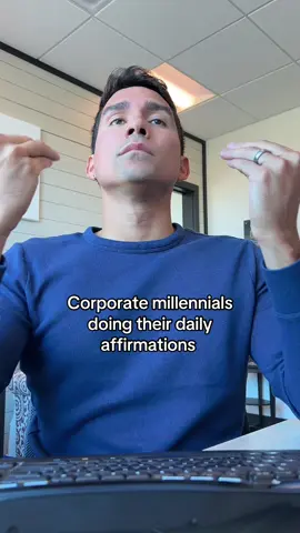 Take a deep breath #dailyaffirmations #corporate #humor #millennial #9to5 