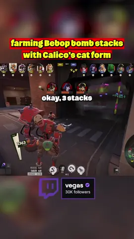 Farming Bebop bomb stacks with Calico's cat form #Deadlock #VegasDL #Gaming #Gamer 