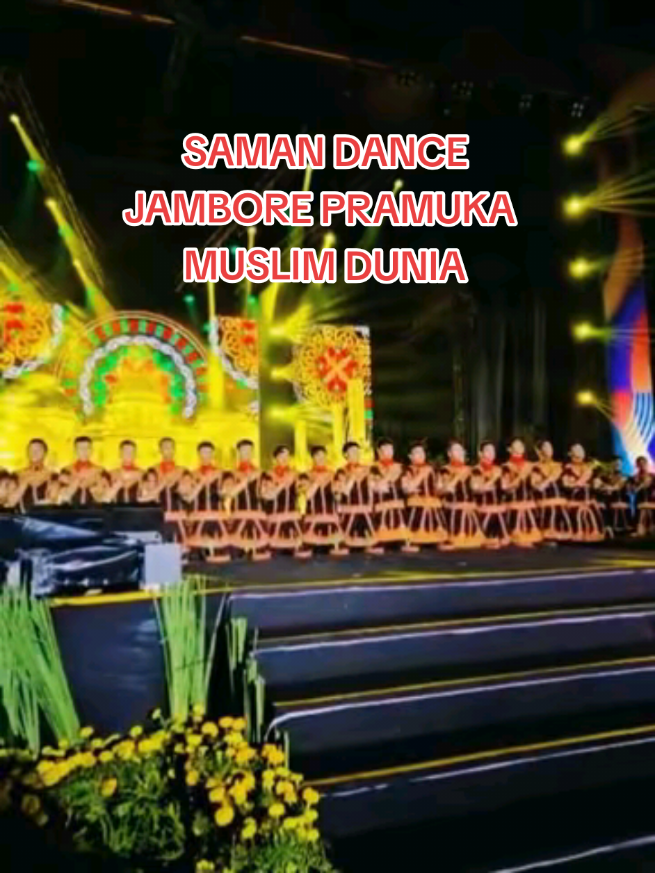 Tari Saman merupakan cerminan kuat tangguhnya Rakyat Aceh. Warisan budaya dunia dari dataran tinggi Gayo, disana tempat asal leluhur bangsa Aceh. Perform opening ceremony World Muslim Scout Jamboree 2025 within 15.333 Scouts from around the world. #wmsj2025 #pramuka  #samandance #cultureheritage #aceh 