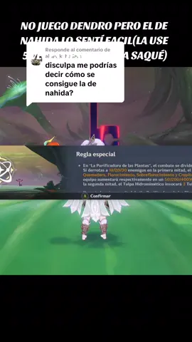 Respuesta a @altair_kahedara la verdad no sé jugar dendro pero aún así lo pase(lo resubo)#genshinimpact33  #genshinimpact34 #genshin 