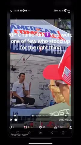 RIP @Charlie Kirk 