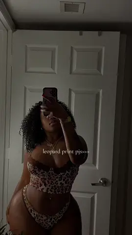 I love me some grown and sexc  sleep wear#nightgown #pajamas #tiktokshop #leopardprint #fyp 