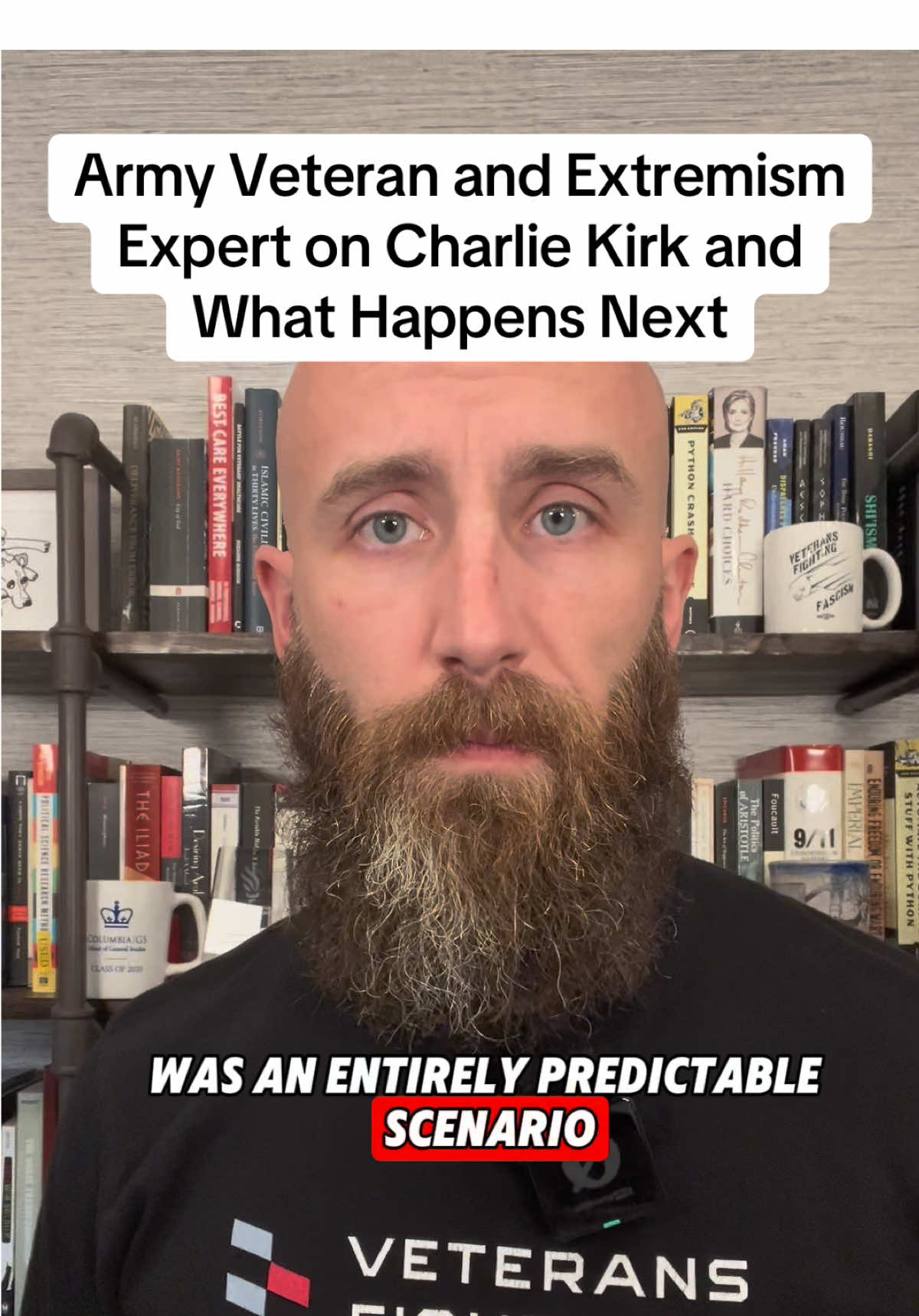 U.S. Army Veteran and Extremism Expert on Charlie Kirk and What Happens Next. #charliekirk #turningpointusa🇺🇸 #news #politics #leftists