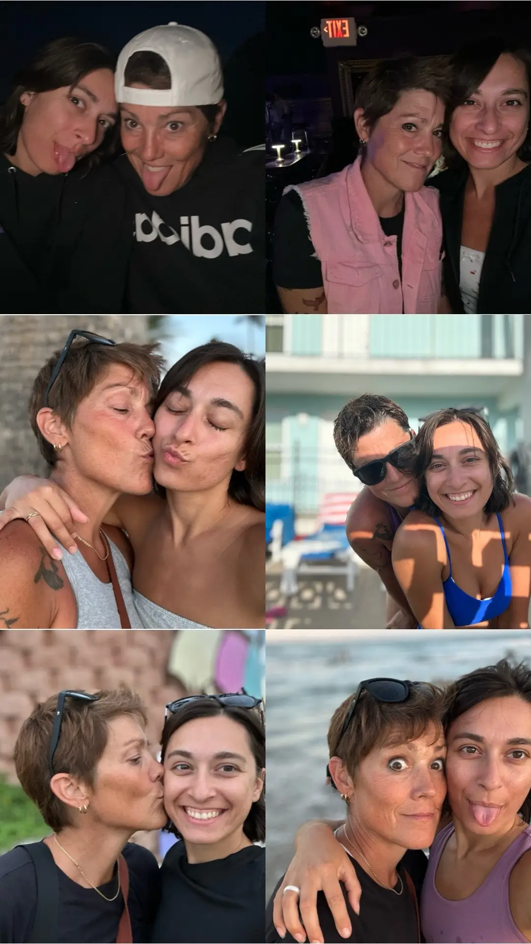 The last 6 pictures we’ve taken together :) I love her @hot4teacherelizabeth 