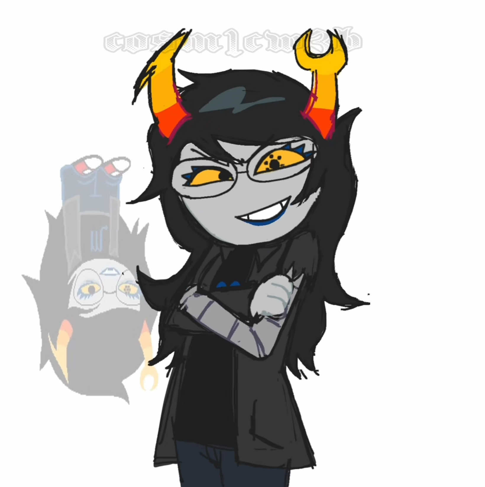 *insert something homestuck related* #terezipyrope #vriskaserket #karkatvantas #nepetaleijon #homestuck  @⭑ ; oscar ! @✩ RAINA ✩ 