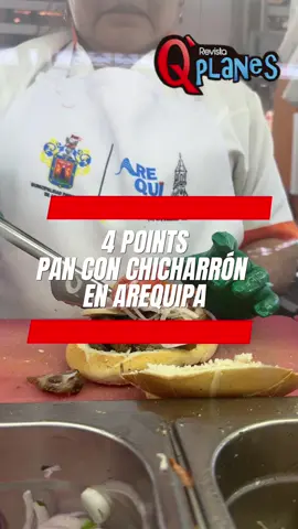 Dónde se come el mejor pan con chicharrón en #Arequipa?? #desayuno #Arequipa #comida #sandwich 