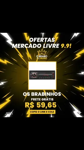 Dê um up no som do seu carro! 🎶 Esse rádio tem Bluetooth, USB, SD e Aux. Tudo pra você curtir suas playlists na estrada! 💰 VALOR: R$ 57,59! 🔗 LINK: https://mercadolivre.com/sec/2fjFuj3 #SomAutomotivo #Carro #acessoriosautomotivos 