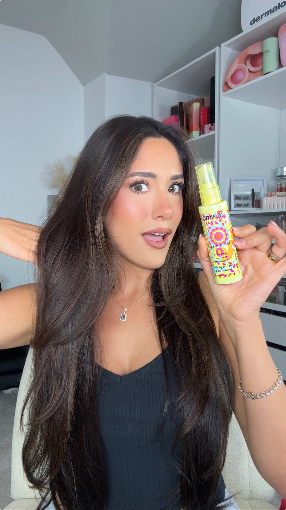 new holy grail?! ​This product has me shook! I needed a product for my frizzy wavy hair that would tame it against humidity and wow I am so impressed! @amika @sephora     Linked in my LTK🔗🔗 ​ ​amika Frizz-Me-Not Hydrating Anti-Frizz Treatment ​What it is: A 2-in-1 hydrating leave-in and smoothing treatment that seals in moisture, protects up to 450°F, and locks out frizz for 72 hours* of glossy hair ​ ​amika Dream Routine Overnight Hydrating Hair Mask ​What it is: A hyaluronic acid-infused overnight hair treatment mask that boosts moisture for 72 hours and results in hair that is 3x more hydrated by morning ​#haircare #frizzfreehair #amika #hairfavorites #wavyhair #frizzcontrol #HairCareTips #haircareproducts #humidityhair #haircarereview