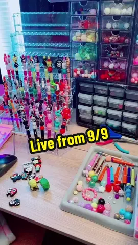 Thanks for all the new friends I made yesterday on my live. More to come. #tiktoklive #livehighlights #BeadablePens #PenTok #CraftTok 