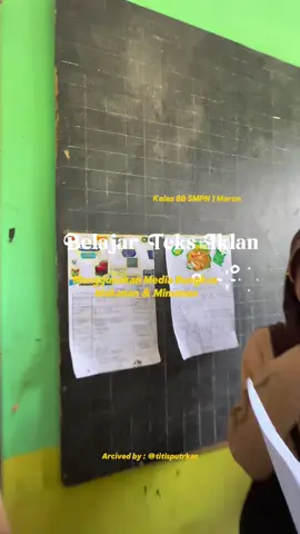 Belajar Teks Iklan.. menggunakan media bungkus makanan dan minuman🙌🏻 Ini cocok buat ide belajar Bahasa Indonesia, materi Teks Iklan kelas 8 SMP✨