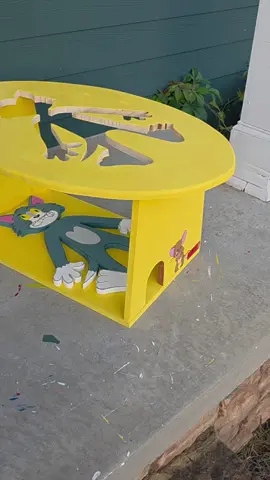 Tom and Jerry Coffee Table: Part 1 #diydecor #nostalgia #artist #relatable #homedecor