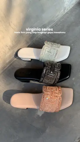 Langkah anggun dimulai dari sini. Heels 3cm dengan sentuhan mewah yang memikat #fyp #rekomendasisandalwanita #sandalwanita #heels3cm #heelsmewah 