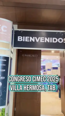 Congreso CIMEC 2025 Villahermosa, Tabasco 🌿 @IESBI Nature's Lab #congreso #cosmetologia 