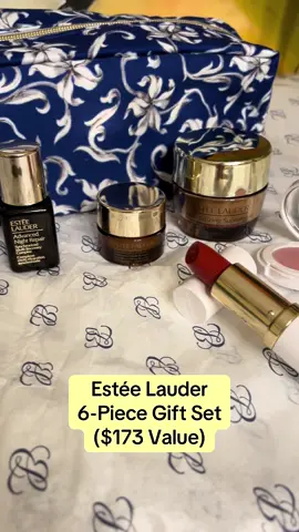 September 2025 Gift Alert: Estée Lauder's 6-Piece Free Gift With Purchase : Lipstick, Lip Balm, Eye Cream, Makeup bag, serum #esteelaudermantra #esteelauder #luxurybeauty #luxuryskincare #skincare      @Estée Lauder @The Estée Lauder Companies 