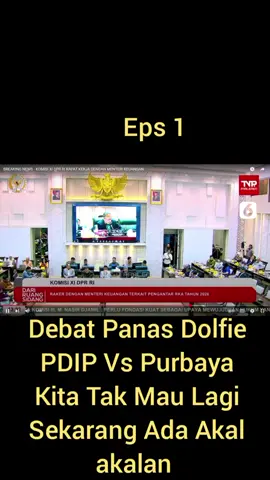 Debat Panas Dolfie PDIP Vs Purbaya Kita Tak Mau Lagi Sekarang Ada Akal akalan #beritaviral #vidioviral #indonesia🇮🇩 #viral #brekingnews 