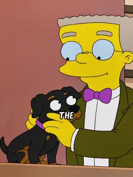 Smithers loved the dog more #thesimpsons 