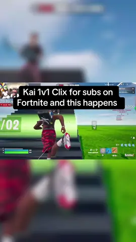 Kai 1v1 Clix for subs on Fortnite and this happens😳#kai #mafiathon3 #twitch #streamer #fortnite