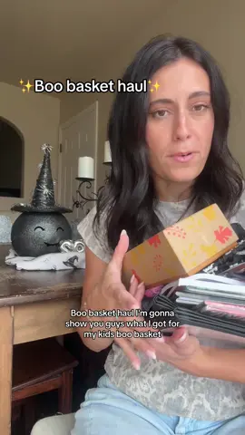 Boo basket haul! Sharing everything I plan to put in our family boo basket to give to my kids on October 1st! 🌟 Tell me your boo basket ideas or any favorite fall/Halloween tradition? ✨Halloween morning menu and holiday morning menu bundle linked in this video or my tiktok shop!✨ #boobasket #boobasketideas #halloween #morningmenu #momlife #haultok 