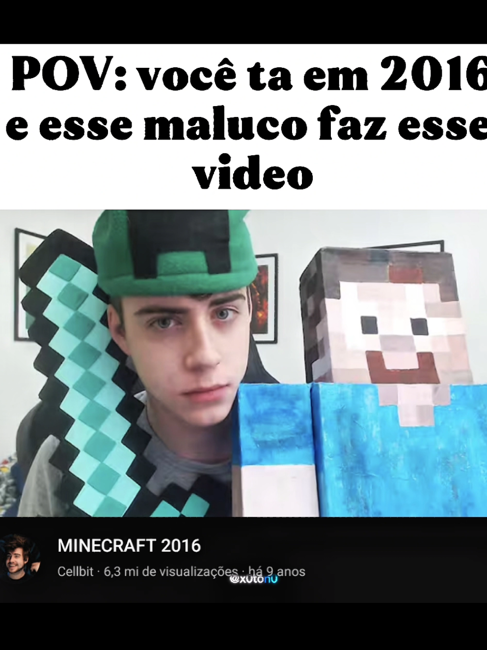 se eu não me engano esse foi um dos primeiros vídeos denúncias do youtube brasileiro #cellbit #foryou #2016 #nostalgia #viral 